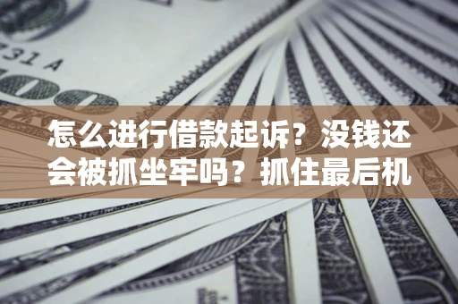 济南怎么进行借款起诉？没钱还会被抓坐牢吗？抓住最后机会！