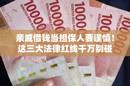 济南亲戚借钱当担保人要谨慎！这三大法律红线千万别碰