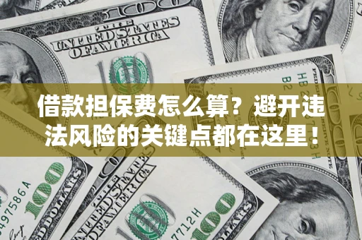 济南借款担保费怎么算？避开违法风险的关键点都在这里！