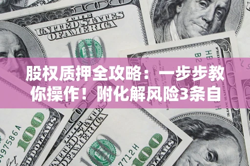济南股权质押全攻略：一步步教你操作！附化解风险3条自救法则