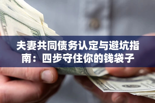 济南夫妻共同债务认定与避坑指南：四步守住你的钱袋子